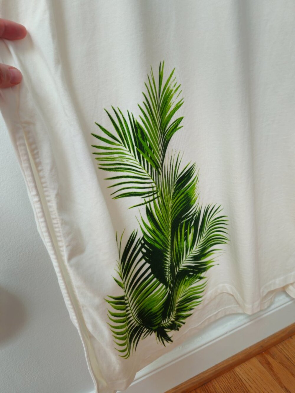 Anthropologie Tropical Tshirt Maxi Dress Beach Cover up - Picture 2 of 2